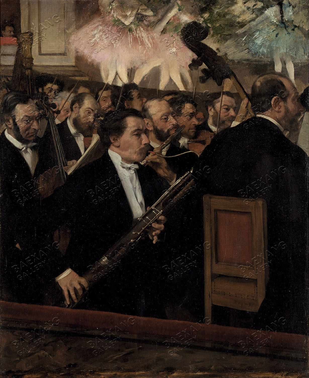 파리 오페라의 오케스트라 (L’orchestre de l’Opéra, 1869)
